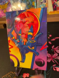 Pokemon Umbreon Moonbreon Cracked Ice Holo Team Rocket Card Database Set Peru - Image 3