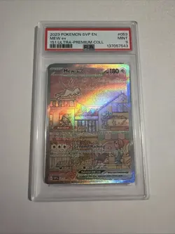 PSA 9 MINT Mew Ex SVP053 ALTERNATE ART HOLO 151 UPC PROMO Pokemon Card - Image 1