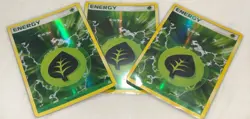 Pokemon Grass Energy Holo Card 105/110 Holon Phantoms TCG LP X3 - Image 1