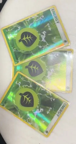 Pokemon Grass Energy Holo Card 105/110 Holon Phantoms TCG LP X3 - Image 3
