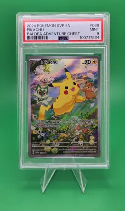 Pikachu 088 Sv: Scarlet & Violet Promo Cards Holo PSA 9 Mint - Image 1