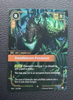 Riftbound Origins Deadbloom Predator Epic Foil 161/298 NM - Image 1