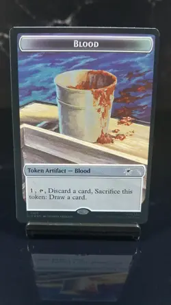 Blood Token Foil x1 #2180 - MTG Jaws - Secret Lair SLD - Image 1