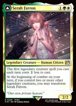 MTG Serah Farron 240 Rare Foil Final Fantasy - Image 1