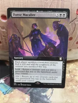 Magic the Gathering (mtg): AFC: Danse Macabre (Extended Art) - Rare - Image 1