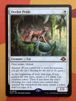 Magic MTG - Ocelot Pride - Non-Foil [Promo Pack] (0038) MH3 Modern Horizons 3 NM - Image 1