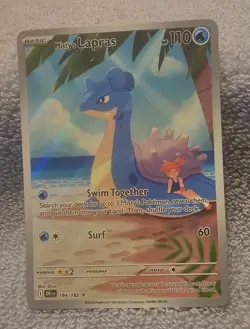 Pokemon`Misty's Lapras 194/192 Rare Illustration Destined Rivals - Image 1