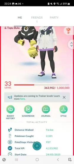 Pokemon Go (Stage 33) Shiny Legendary Tapu Bulu ( 41 Shinys ) - Image 1