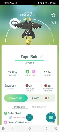 Pokemon Go (Stage 33) Shiny Legendary Tapu Bulu ( 41 Shinys ) - Image 2