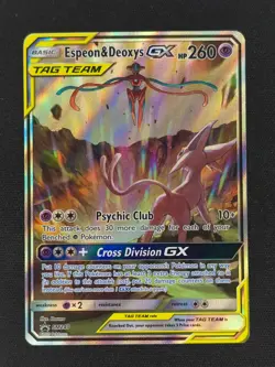Espeon Deoxys GX SM240 Pokemon Sun Moon Promo 2020 LP 🔥🔥🔥 - Image 1