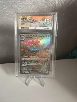 VENUSAUR ex 198/165 ACE 10 GEM MINT SIR POKEMON 151 SPECIAL ILLUSTRATION RARE - Image 1