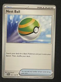 Pokemon - Nest Ball - SVI 181/198 - Trainer - English - Near Mint - Image 1