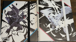 Lot Of 2 Pokemon TCG Black Bolt & White Flare English Binder * BINDERS ONLY* - Image 1