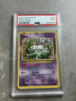 2016 Pokemon Evolutions Mew Holo #53 PSA 9 MINT - Image 1