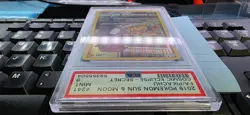 2019 Pokemon Cosmic Eclipse Pikachu 241/236 Secret Rare PSA 9 MINT READ - Image 5