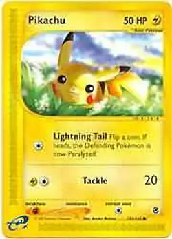 Pokemon TCG Expedition - Pikachu 124/165 - Image 1