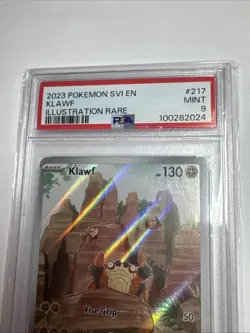 2023 POKEMON SVI EN-SCARLET & VIOLET ILLUSTRATION RARE #217 KLAWF PSA 9 - Image 3