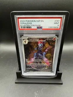 2024 Pokemon SSP EN Ceruledge Illustration Rare 197/191 💥🔨PSA 9 MINT - Image 1