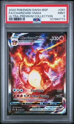 Pokemon Charizard VMAX Ultra-Premium Coll. Full Alt Art Promo SWSH261 PSA 9 - Image 1