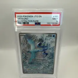 2025 POKEMON JTG EN-JOURNEY TOGETHER ILLUSTRATION RARE #161 ARTICUNO PSA 9 - Image 1