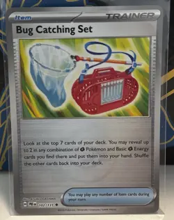 Pokemon Prismatic Evolution TCG Pokeball Holo Foil - Bug Catching Set (102/131) - Image 1
