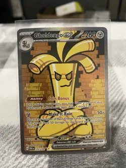 Gholdengo ex 252/182 Special Illustration Rare Pokemon TCG SV04: Paradox Rift - Image 1