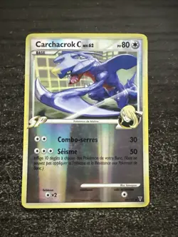 CARCHACROK REVERSE - POKEMON 60/147 PLATINE VAINQUEURS SUPREMES FR - Image 1