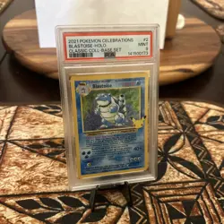 BLASTOISE HOLO PSA 9 2021 POKEMON CELEBRATIONS #2/102 CLASSIC COLL BASE SET - Image 1