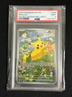 Pokemon TCG Pikachu 088 Scarlet & Violet Promo PSA 9 - Image 1