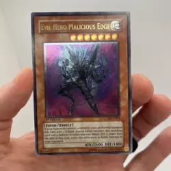 Evil HERO Malicious Edge (UTR) GLAS-EN003 Gladiator's Assault-1st Edition 1st... - Image 1