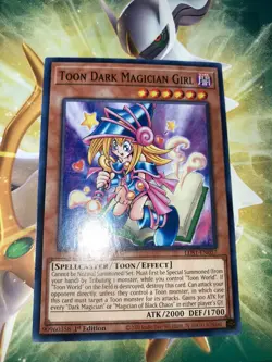 Toon Dark Magician Girl LDS1-EN057 Yu-Gi-Oh! Card 1st Edition Near Mint-Nonholo - Image 1
