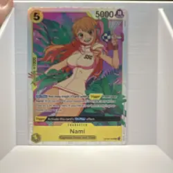One Piece TCG Nami Foil Card OP08-106 NM - Image 1