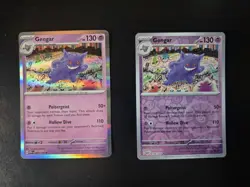 Pokemon 151 English Gengar Reverse Holo & Holo Cards NM/M - Image 1
