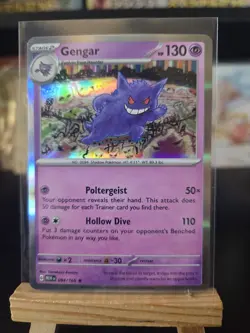 Pokemon 151 English Gengar Reverse Holo & Holo Cards NM/M - Image 2