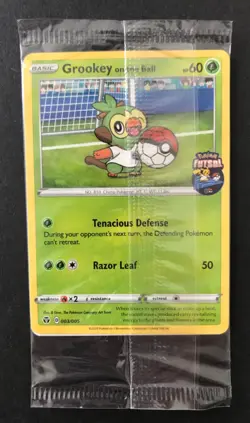 Grookey On The Ball 003/005 Futsal Pokemon Card PROMO UK Exclusive NEW SEALED - Image 1