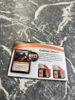VINTAGE MAGIC THE GATHERING RULES REFERENCE CARD MINT SEALED - Image 2