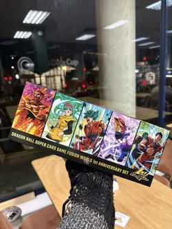 Dragon Ball Super Card Game Fusion World 1st Anniversary Bundle Set Sealed - Image 1
