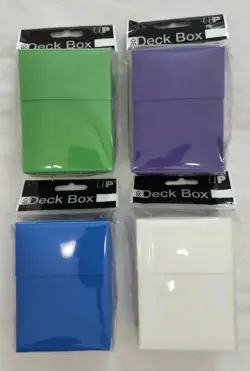 Ultra Pro Deck Box Trading Card Storage Case Holds 80 Cards - 4 Pack - Image 1