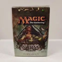 Magic The Gathering 2008 Shadowmoor Theme Deck TURNABOUT Factory Sealed NIB NOS - Image 1