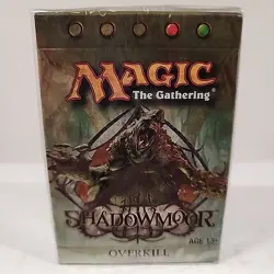 Magic The Gathering 2008 Shadowmoor Theme Deck OVERKILL Factory Sealed NIB NOS - Image 1