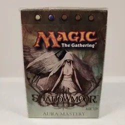 MAGIC THE GATHERING 2008 Shadowmoor Theme Deck AURA MASTERY Factory Sealed NOS - Image 1