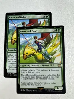 [X2] Bartz and Boko - Regular Rare #175 NM/MINT Final Fantasy MTG - Image 1