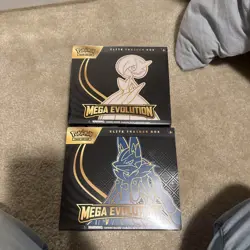 Pokemon Mega Evolution Gardevoir & Lucario ETB Elite Trainer Box Set of 2 - Image 1