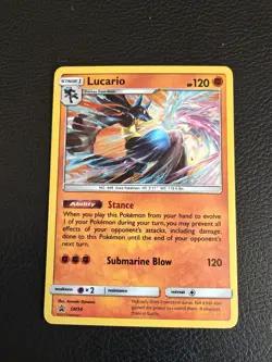 Pokemon TCG - Lucario SM54 Sun & Moon Black Star Promo Holo - Image 1