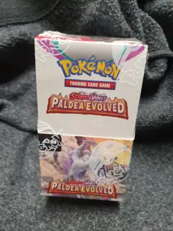 Pokemon TCG Scarlet & Violet Paldea Evolved Half Booster Box Sealed - Image 1