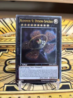 Yugioh Nummer 9: Dyson-Sphare Ultimate Rare 1.Auflage ABYR-DE044 - Image 1