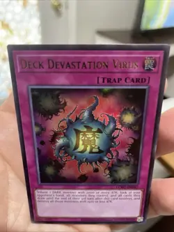 Deck Devastation Virus LCKC-EN047 Unlimited Ultra Rare NM +Bonus FREE SHIPPING! - Image 2