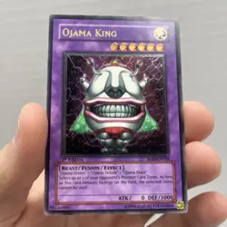 Yugioh Ojama King SOD-EN034 Ultimate Rare 1st Edition VLP - Image 1