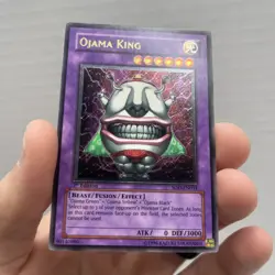 Yugioh Ojama King SOD-EN034 Ultimate Rare 1st Edition VLP - Image 2