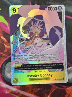 Jewelry Bonney OP13-108 - One Piece TCG - SR NM Carrying On His Will - Image 1